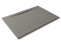 Side Drain Shower Tray with Drain Channel PALERMO