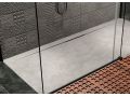 Side Drain Shower Tray with Drain Channel PALERMO