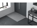 Side Drain Shower Tray with Drain Channel PALERMO