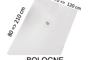 Shower tray custom, extra flat - BOLOGNE