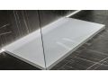 Shower tray, lateral drain, in Solid-Surface mineral resin - PARME