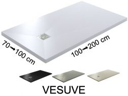Shower trays, extra flat, non-slip - VESUVE 105
