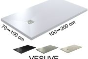 Shower trays, extra flat, non-slip - VESUVE 200