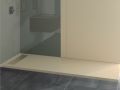 Shower tray, gutter, Acrystone resin - VULCANO SIDE INOX 200