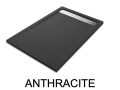 Shower tray, gutter, Acrystone resin - VULCANO SIDE INOX 200