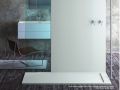 Shower tray, gutter, Acrystone resin - VULCANO SIDE COVER 200