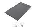 Shower tray, gutter, Acrystone resin - VULCANO SIDE COVER 200