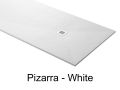 Custom-made shower tray with drain positioned close to the wall - BRISTOL