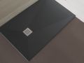 Custom-made XXL shower tray with smooth finish - LEEDS
