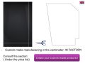 Shower tray, corner evacuation drain - GLASGOW CORNER