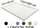 Shower tray, side channel, length - LONDON SIDE 120
