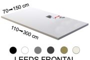Side exhaust shower tray - LEEDS FRONTAL