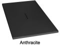 Shower tray 140 cm extra flat resin central drain - CARDIFF