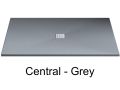 Shower tray, with central drain - CENTRAL XL 110