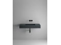 Washbasin top, 60 x 46 cm, suspended or free-standing - LEEDS 50