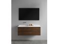 Washbasin top, 190 x 46 cm, suspended or free-standing - LEEDS 50