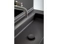 Washbasin counter, basin 85 cm, 130 x 46 cm, suspended or free-standing - LEEDS XL 85