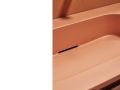 Design washbasin counter, 70 x 46 cm, suspended or free-standing - GLASGOW 40