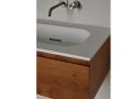 Design washbasin counter, 70 x 46 cm, suspended or free-standing - GLASGOW 40