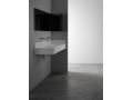 Design washbasin counter, 70 x 46 cm, suspended or free-standing - GLASGOW 40
