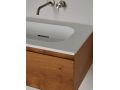 Design washbasin counter, 70 x 46 cm, suspended or free-standing - GLASGOW 40