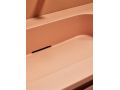 Design washbasin counter, 70 x 46 cm, suspended or free-standing - GLASGOW 40