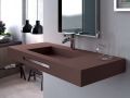 Washbasin countertop, 100 x 50 cm, suspended or built-in - NEW YORK 45