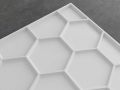 Shower tray, right angle waste, Solid Surface resin - FOGO