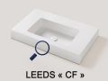 Washbasin top, Solid-Surface resin - LEEDS SOLID 50