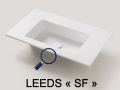 Washbasin top, Solid-Surface resin - LEEDS SOLID 50