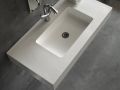 Washbasin top, Solid-Surface resin - LEEDS SOLID 50