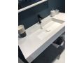 Washbasin countertop, 100 x 50 cm, suspended or built-in - NEW YORK 45