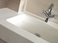 Double vanity top, 100 x 40 cm, shallow depth - LEEDS DOUBLE 40