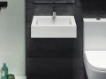 Washbasin top, Solid-Surface resin - LEEDS SOLID 40 MINI
