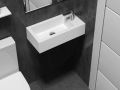 Washbasin top, Solid-Surface resin - LEEDS SOLID 40 MINI