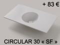 Washbasin top, 60 x 46 cm, suspended or free-standing - ARCHITEC