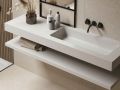 Washbasin top, 60 x 46 cm, suspended or free-standing - ARCHITEC