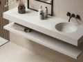 Washbasin top, 60 x 46 cm, suspended or free-standing - ARCHITEC