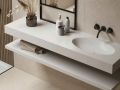Washbasin top, 60 x 46 cm, suspended or free-standing - ARCHITEC