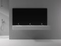 Washbasin top, 60 x 46 cm, suspended or free-standing - ARCHITEC