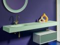 Washbasin top, 60 x 46 cm, suspended or free-standing - ARCHITEC