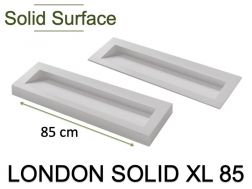 Gutter basin top, Solid-Surface resin - LONDON SOLID XL85