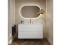 Washbasin countertop, 100 x 50 cm, suspended or built-in - NEW YORK 45