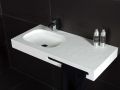 Washbasin counter, 100 x 50 cm, suspended or built-in - BOSTON 45