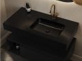 Washbasin counter, 100 x 50 cm, suspended or built-in - BOSTON 45