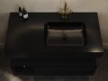Washbasin counter, 100 x 50 cm, suspended or built-in - BOSTON 45