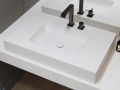 Washbasin counter, 100 x 50 cm, suspended or built-in - BOSTON 45