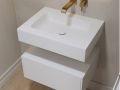 Washbasin counter, 100 x 50 cm, suspended or built-in - BOSTON 45