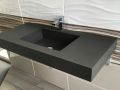 Washbasin countertop, 100 x 50 cm, suspended or built-in - NEW YORK 60