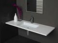 Washbasin countertop, 100 x 50 cm, suspended or built-in - NEW YORK 60